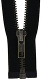 #6 Zipper Black Cloth