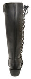 Milwaukee Leather Women's Tall Boots with Side Lacing - Maine-Line Leather - 4
