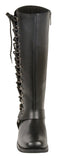 Milwaukee Leather Women's Tall Boots with Side Lacing - Maine-Line Leather - 5