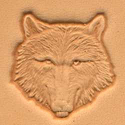 Wolf Head Craftool 3-D Stamp