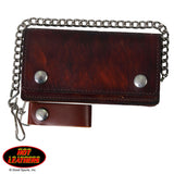 Bifold Wallet in Antique Brown - Maine-Line Leather