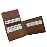 Men's Bifold Wallet with Left Flip