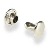 Solid Brass Double Cap Rivets 100 per pk. - Maine-Line Leather - 2