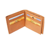 Medium Wallet In Calf-Skin Soft Leather With Double Flap - Maine-Line Leather - 3