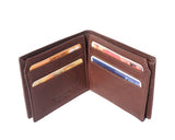 Medium Wallet In Calf-Skin Soft Leather With Double Flap - Maine-Line Leather - 2