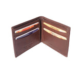 Thin Man's Wallet in Calfskin Leather Multi Colors - Maine-Line Leather - 3
