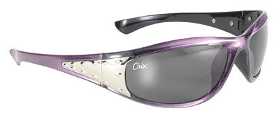 Chix Sterling- Smoke Fade Lens/Purple Frame - Maine-Line Leather