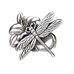 Dragonfly Concho 1-1/4" (3.2 cm) x 1-1/4" (3.2 cm)