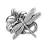 Dragonfly Concho 1-1/4" (3.2 cm) x 1-1/4" (3.2 cm) - Maine-Line Leather