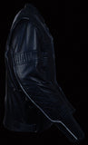 Milwaukee Men's Quilted Pattern Triple Vented Scooter Jacket - Maine-Line Leather - 4