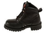 Milwaukee Men's Wide Boots with Zip and Laces