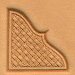 Basketweave Corner Craftool 3-D Stamp