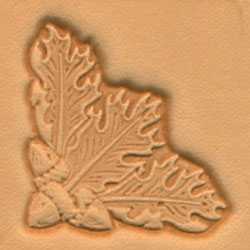 Oak Leaf Corner Craftool 3-D Stamp