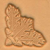 Oak Leaf Corner Craftool 3-D Stamp - Maine-Line Leather