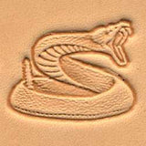 Rattlesnake Craftool 3-D Stamp - Maine-Line Leather