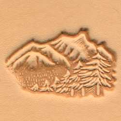 Mountains & Trees Craftool 3-D Stamp