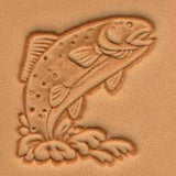 Trout Craftool 3-D Stamp - Maine-Line Leather
