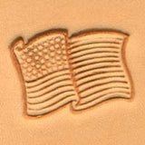 USA Flag Craftool 3-D Stamp - Maine-Line Leather