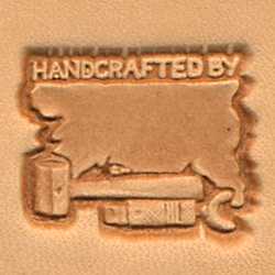 Handcrafted By Craftool 3-D Stamp