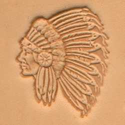 Indian Chief Craftool 3-D Stamp