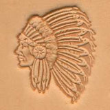 Indian Chief Craftool 3-D Stamp - Maine-Line Leather