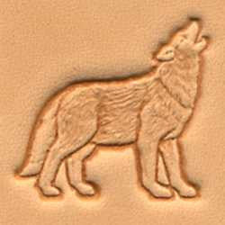 Wolf Craftool 3-D Stamp - Maine-Line Leather