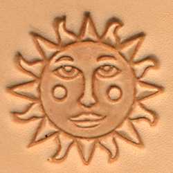 Sun Face Craftool 3-D Stamp - Maine-Line Leather