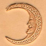 Moon Face Craftool 3-D Stamp - Maine-Line Leather