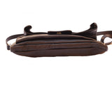 Handbag With Cut Out Handle An Adjustable Shoulder Strap Multi Colors - Maine-Line Leather - 13