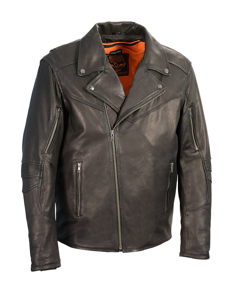 Milwaukee Leather Men's Vented Updated Motorcycle Jacket