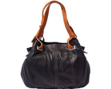 Soft Calf-Skin Leather Shoulder Bag Multi Colors - Maine-Line Leather - 6