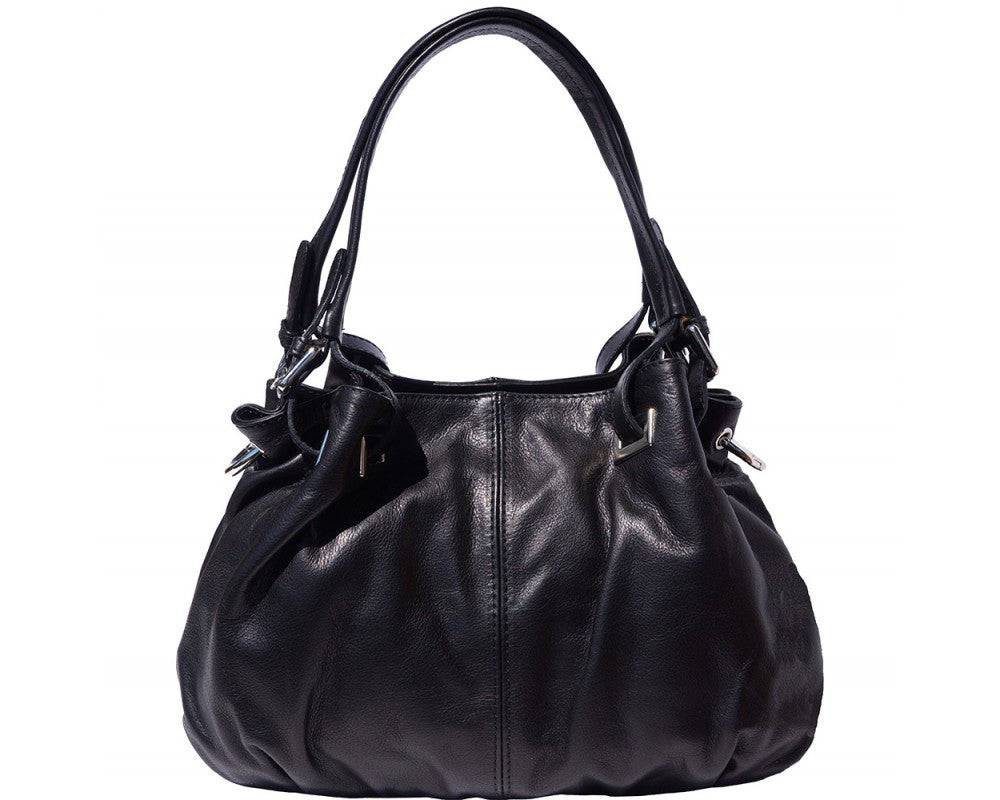 Soft Calf-Skin Leather Shoulder Bag Multi Colors - Maine-Line Leather - 1