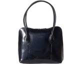Leather Shoulder and Hand Bag with Double Handle Multi Colors - Maine-Line Leather - 1