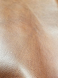 Soft Bourbon pebble grain leather