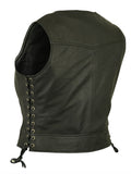 Women's Stylish Lightweight Vest - Maine-Line Leather - 2