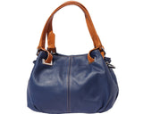 Soft Calf-Skin Leather Shoulder Bag Multi Colors - Maine-Line Leather - 3