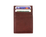 Credit Card Holder With Money Clip In Soft Leather - Maine-Line Leather - 2