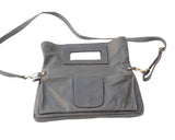 Handbag With Cut Out Handle An Adjustable Shoulder Strap Multi Colors - Maine-Line Leather - 8