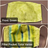 Medium Cotton Mask with Filter Pocket 8 Patterns