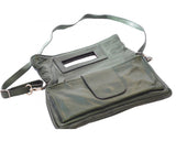 Handbag With Cut Out Handle An Adjustable Shoulder Strap Multi Colors - Maine-Line Leather - 4