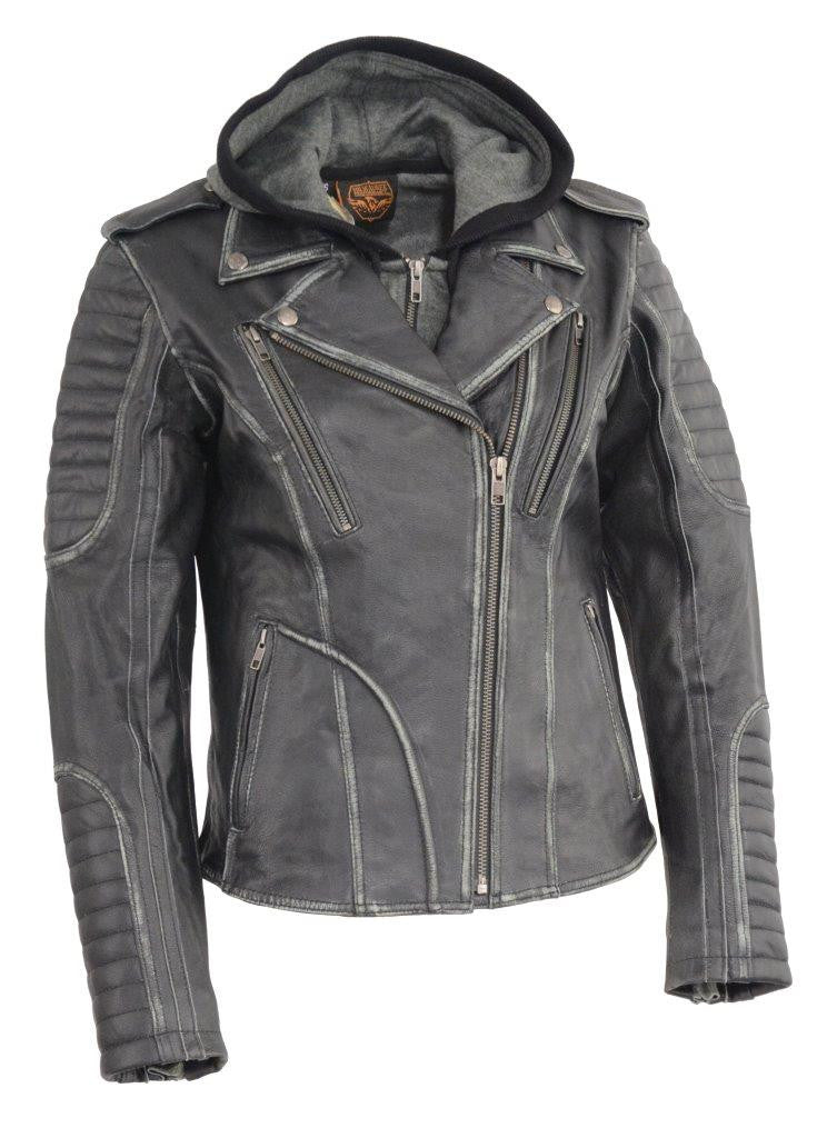 Womens Motorcycle Leather Jacket