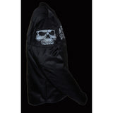 Men’s Reflective Skulls Textile Jacket