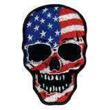 American Flag Skull - Maine-Line Leather