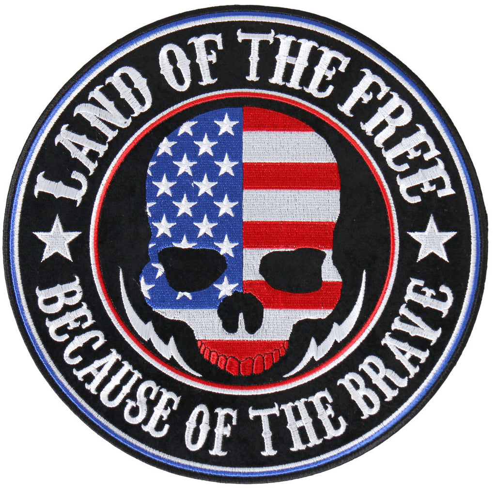 Land of the Free Skull