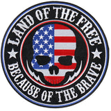 Land of the Free Skull - Maine-Line Leather