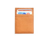 Credit Card Holder With Money Clip In Soft Leather - Maine-Line Leather - 3