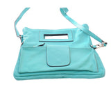 Handbag With Cut Out Handle An Adjustable Shoulder Strap Multi Colors - Maine-Line Leather - 7