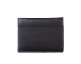 Mini Thin Wallet in Soft Calf Skin Leather With Transparent Slot - Maine-Line Leather - 1