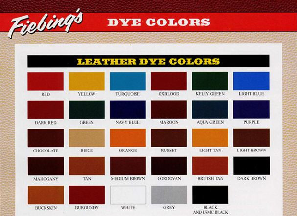 Fiebing's Leather Dye 4 oz - Maroon