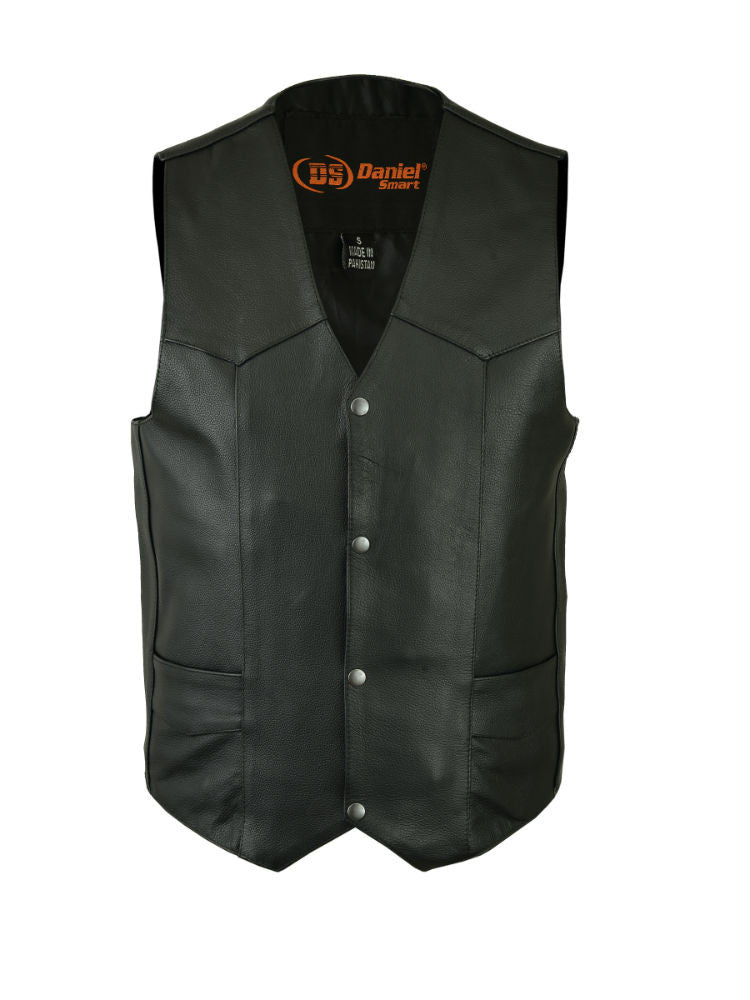 Men's Plain Side Economy Vest